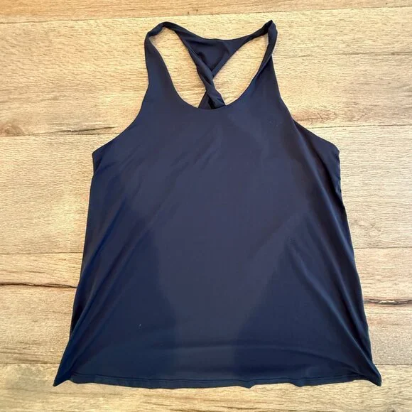 ALO Yoga Don't Get It Twisted Tank Size M *Black* - Picture 4 of 10
